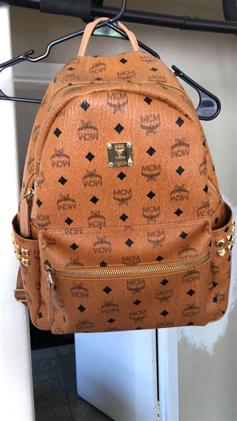 mcm bag replica|how to spot a fake mcm bag.